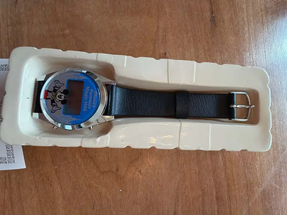 Disney Imagineer Summer Magic 1985 Mickey Mouse Digital Watch